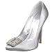 Martinez Valero Women's Zenith Jeweled Pump,Silver...