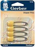 GERBER 76156 DIAPER PINS 4/CARD