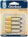 GERBER 76156 DIAPER PINS 4/CARD