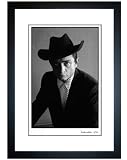 Johnny Cash in a Black Hat and Checkered Shirt, 1959 - Fine Art Print
