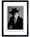 Johnny Cash in a Black Hat and Checkered Shirt, 1959 - Fine Art Print