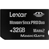 Lexar Platinum II 32 GB Memory Stick Pro Duo Flash Memory Card - LMSPD32GBS ....