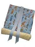 Vintage-style Airplane Baby Boy Changing Pad