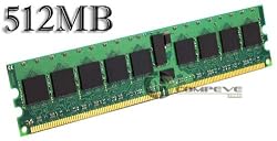 1GB 2x 512MB Samsung PC2-3200 400MHZ DDR2 ECC M393T6553BZ0-CCC - M393T6553BZ0-CCC