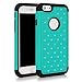 iPhone 6 4.7 Case, SGM (TM) Hybrid Gel Rhinestone Bling Armor Defender Case for Apple iPhone 6 (4.7
