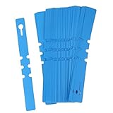 【ノーブランド品】温室　園芸　植物用　PVC製　ハンギング　タグ　ラベル　園芸場所 　青　100枚