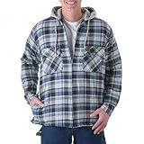 Riggs by Wrangler Hooded Flannel Shirt Jacket for Big and Tall