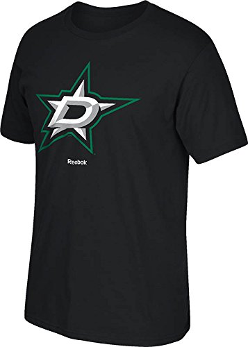Dallas Stars Reebok NHL Black Primary Logo Men's T-Shirt