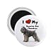I Love My Bouvier des Flandres Refrigerator Magnet