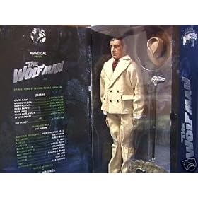 Sideshow Wolfman (Human) Larry Talbot Even Comes with Silver Wolf Head Cane