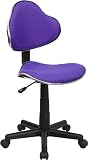 Purple Fabric Ergonomic Task Chair [BT-699-PURPLE-GG]