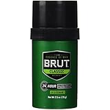 Brut Deodorant, Round Solid, 2.5 Ounces (Pack of 6)