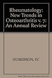 New trends in osteoarthritis