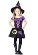 2Pc Black Cat Witch Girl's Cute Kids Costumes
