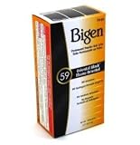 Bigen #59 Oriental Black Permanent Powder Hair Color 6 gram Bottle