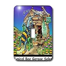 Londons Times Funny Bugs and Slugs Cartoons - Typical Bee Garage Sales - Light Switch Covers - single toggle switch