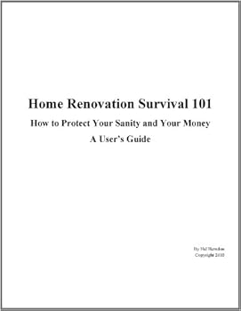 home renovation survival 101 - hal herndon