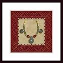 Casablanca Jewels, Art Poster by Chariklia Zarris, with Wood Frame, poster size: 19" x 13"