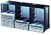 Electronics : Domino 45 CD or 21 DVD Media Storage