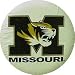 University Missouri Tigers white tire cover, Size E