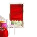 Shades My Way Room Darkening Fabric Shade - Cherry