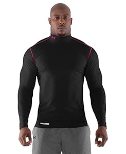 Under Armour Men's ColdGear® Fitted Long Sleeve Mock Large Black