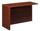 Embassy 48 Return Table in Tuscany Brown Finish By Bestar Furniture