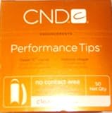 CND Performance Nail Tips 500 Count (10 Boxes) Clear Size 1