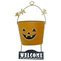 Jack-O-Lantern Welcome Sign With Pocket