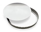 SCI Scandicrafts Fluted Tart/Quiche Mold, Removable Bottom 10.25-inch Diameter