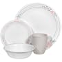 Corelle Livingware 16-Piece Dinnerware Set, Service for 4, Apricot Grove