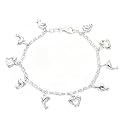 Silver Dolphin Belcher Charm 7,5"  Bracelet