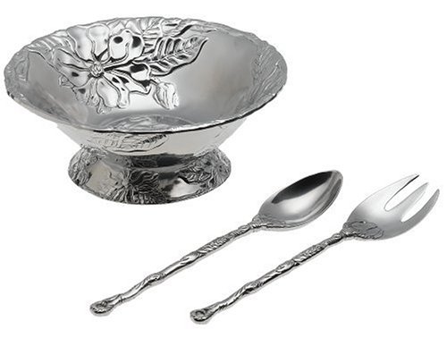 Arthur Court Magnolia 3-Piece Salad Serving Set