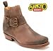 Sancho Biker Motorrad Stiefel Stiefellette Boots Leder Braun Gr. 40