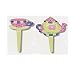 Teapot Cakes Cupcakes - 8 Assorted Tea Pots & Tea Cups Re-Usable Cake Pics & Party Favors