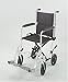 Cosco Ability Care Steel Transfer Chair, 19 Inch, Chrome