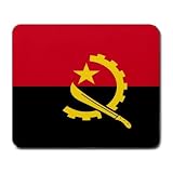 Angola Flag Mouse Pad