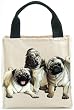 Pug Puppies Tote Bag Hand Bag