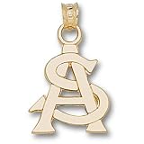 Arizona State Sun Devils As Pendant (14kt)