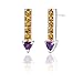 2.00 Carats Trillion Amethyst Round Citrine title=