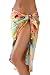 Sassy Sarongs Hawaiian Print Swimsuit Sarong Cover Up