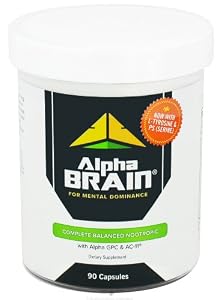 Alpha Brain Complete Balanced Nootropic - 90 Capsules from Onnit Labs
