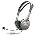 Cyber Acoustics Stereo Headset with Removable Noise Canceling Microphone (AC-208)