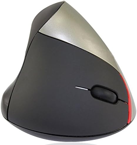 Rechargeable Wireless Ergonomic Vertical Optical Mouse(Gray)