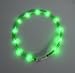 LED Pet Dog Collar,Pashion USB Rechargeable LED Light-Up Safety Neck Loop One Size Fits All Waterproof Night Safety Pet Dog Collar (Green)