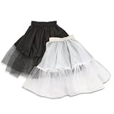 Girls Black Crinoline