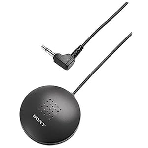 Sony ECM-F8 Electret Condenser Microphone with Flat, Boundary Effect Design