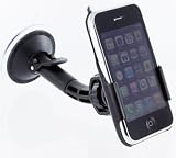 Richter KFZ Halterung vibrationsfrei 360° drehbar für Apple iPhone 3G / 3GS / 3 Gs Halter mit HR Hals / vibrationsfrei / Autohalterung / Autohalter mit Kugelgelenk neig und schwenkbar + Wicked Chili Lanyard