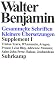Gesammelte Schriften: Supplement I. Kleinere �bersetzungen. Tristan Tzara, D'Annunzio, Aragon, Proust, L�on Bloy, Adrienne Monnier, Saint-John Perse, Balzac, Jouhandeau: ERGBD / ERGBD