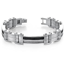 High Class Stainless Steel Bracelet for the modern Metro Man
